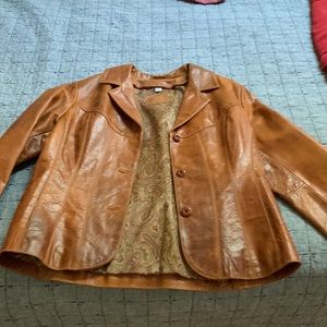 Leather coat from Wilson’s leather, top condition,size L